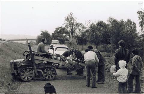 1973 entre le pont autoroute et le tunnel